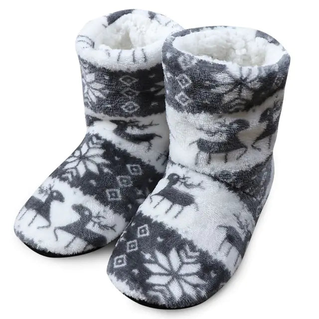 Winter Fur Slippers for Women